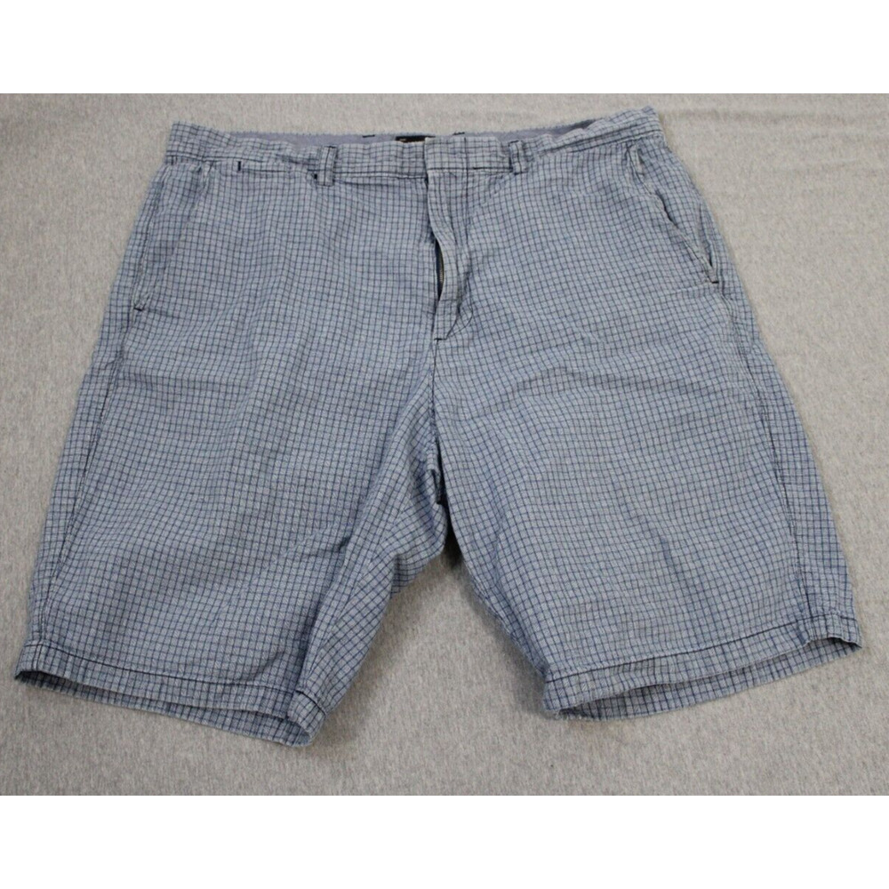J Crew Shorts Mens Size 36 Check 100% Cotton Chino 11" Inseam